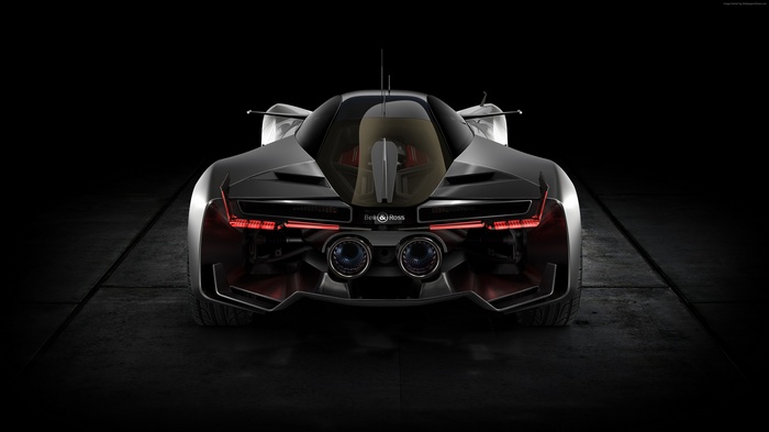 Bell & Ross AeroGT hypercar rear view
