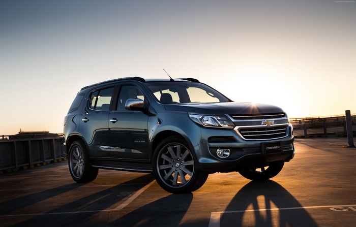 Chevrolet Trailblazer Premier SUV at sunset