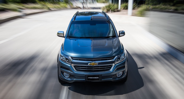 Chevrolet Trailblazer Premier driving on a road