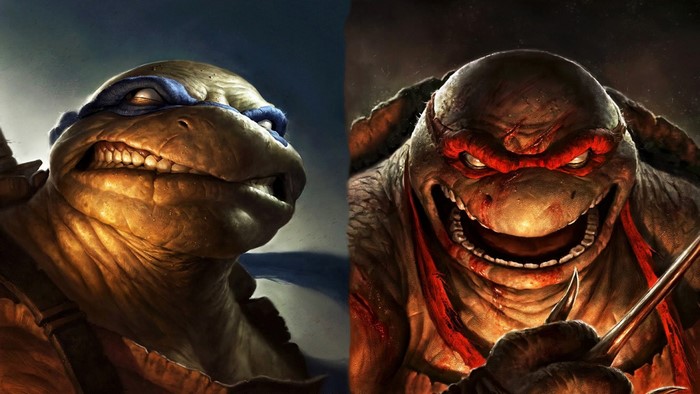 Leonardo and Raphael from Teenage Mutant Ninja Turtles