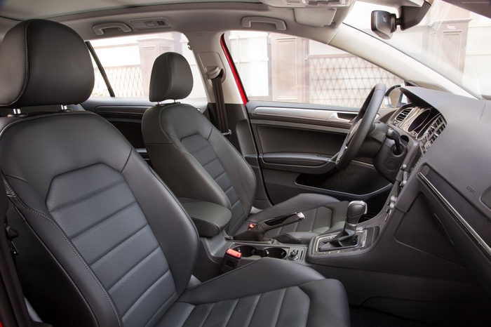Interior of a Volkswagen Golf Alltrack