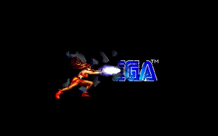 Blaze Fielding from Streets of Rage with Sega logo