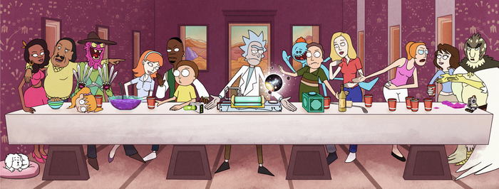 Rick and Morty The Last Supper