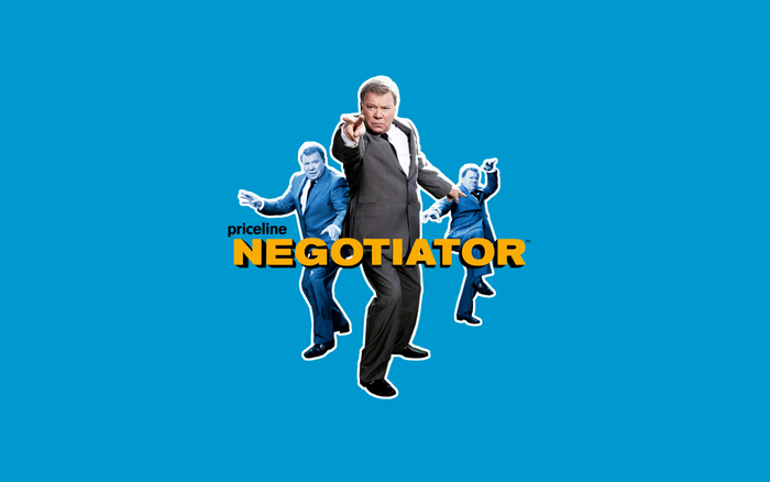 William Shatner as the Priceline Negotiator