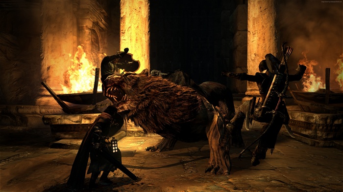 Dragon's Dogma: Dark Arisen - Lion Monster Fight