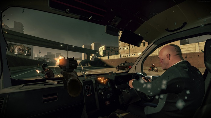 The London Heist VR gameplay from a van