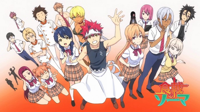 Shokugeki no Souma characters illustration