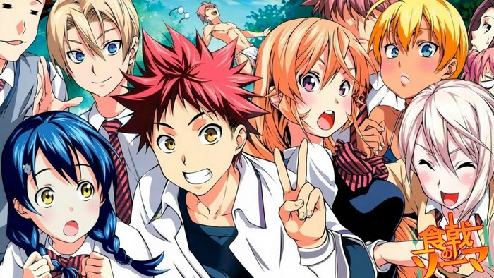 Shokugeki no Souma characters illustration