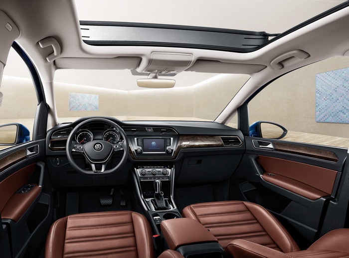 Interior of a Volkswagen Touran L