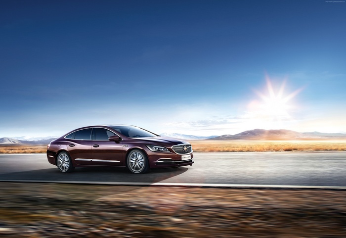 Buick LaCrosse Sedan on a Road