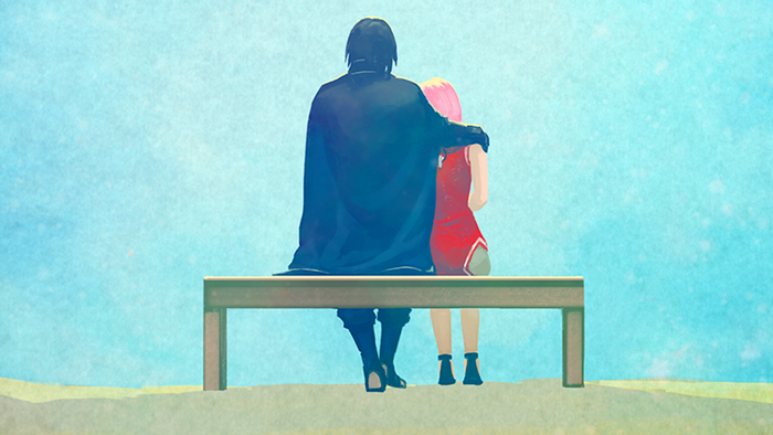 Sakura and Sasuke from Naruto The Last