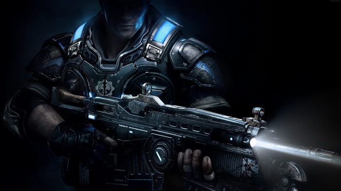 Gears of War Marcus Fenix with Lancer
