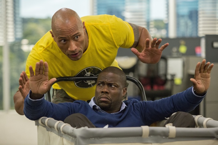 Dwayne Johnson and Kevin Hart in Central Intelligence