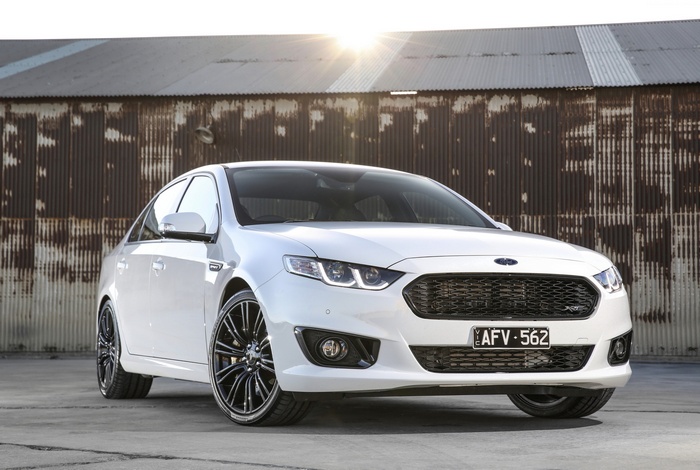 White Ford Falcon XR6 Sprint Sedan