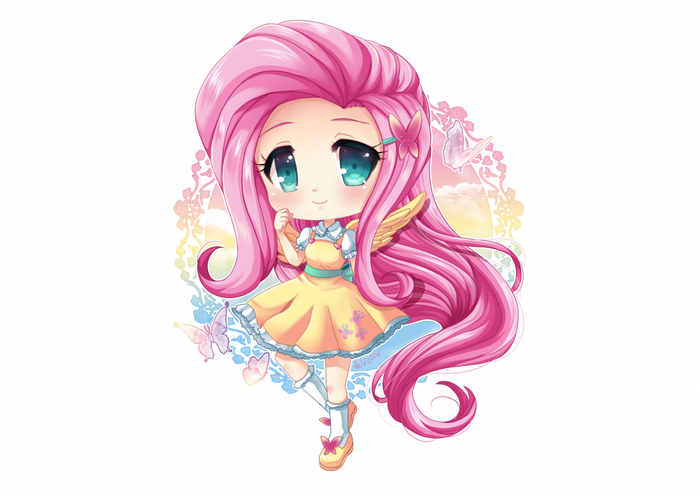 Fluttershy from My Little Pony illustration