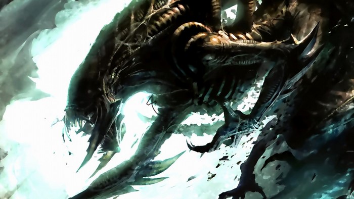 Xenomorph from Aliens artwork