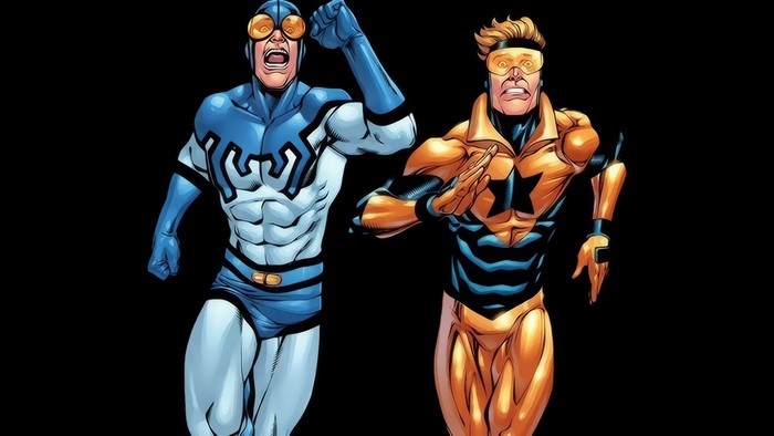 Blue Beetle and Booster Gold from DC Comics