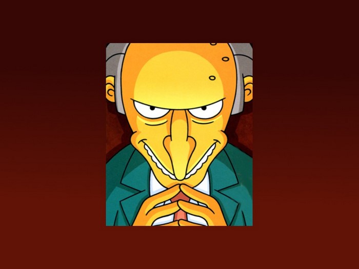 Mr. Burns from The Simpsons