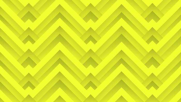 Yellow geometric pattern with layered chevron shapes