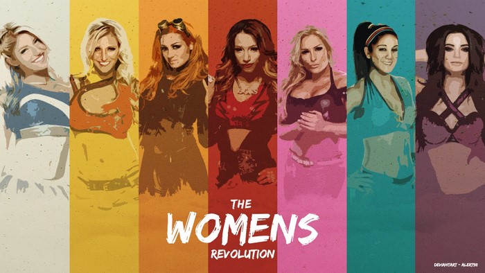 The Women's Revolution WWE Poster