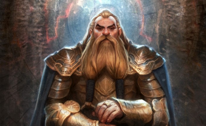 Dwarf warrior from Dragon Age: Origins