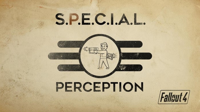 Fallout 4 S.P.E.C.I.A.L. Perception Vault Boy logo