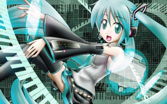 Hatsune Miku from Vocaloid