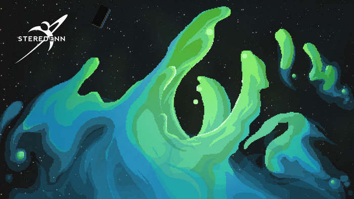 Steredenn Pixel Art Nebula in Space