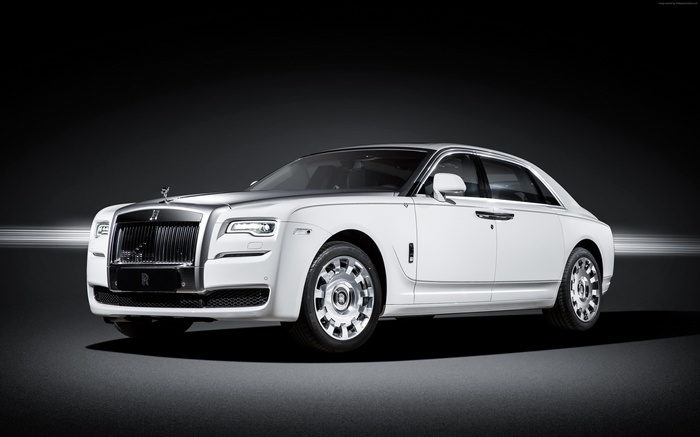 White Rolls-Royce Ghost "Eternal Love" Luxury Car