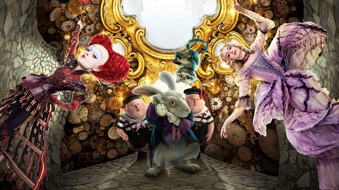 Alice Through the Looking Glass: Red Queen and White Rabbit