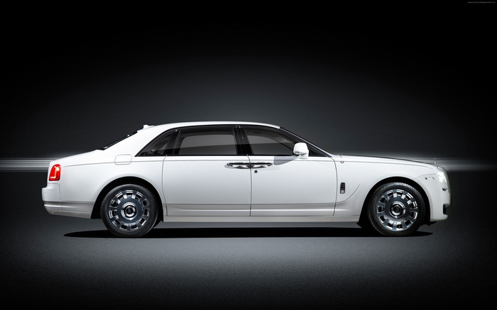 White Rolls-Royce Ghost "Eternal Love" luxury car