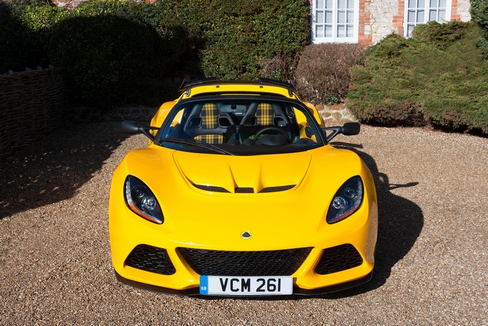 Yellow Lotus Exige Sport 350 Roadster