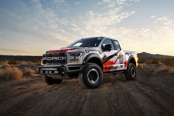 Ford F-150 Raptor Race Truck in Desert