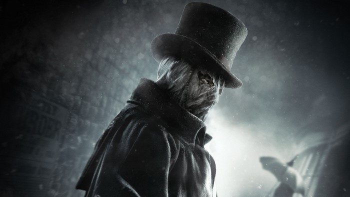 Character from Assassin's Creed Syndicate in monochrome