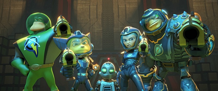 Ratchet & Clank characters in armor