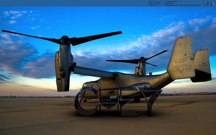 Bell Boeing V-22 Osprey on tarmac