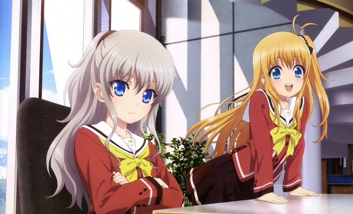 Nao Tomori and Yuu Otosaka from Charlotte