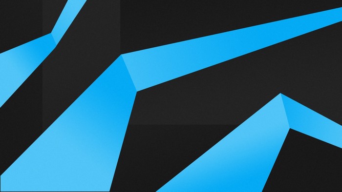 Abstract geometric shapes with blue and black colors