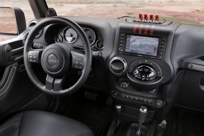 Jeep Crew Chief 715 Interior at Moab Easter Jeep Safari 2016