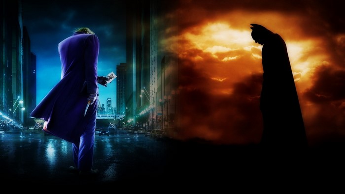 Joker and Batman from The Dark Knight