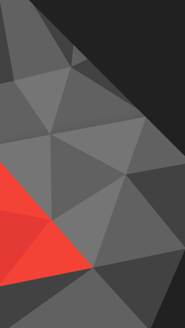 Abstract geometric pattern with red triangle
