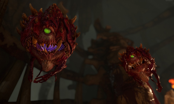 Two Hell Knights from Doom 4