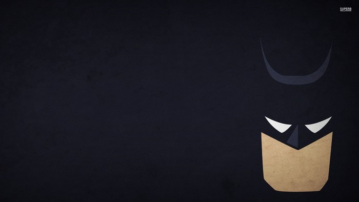 Batman mask on black background