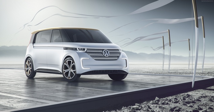 Volkswagen BUDD-e concept electric microbus