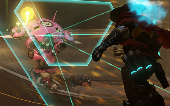 D.Va from OVERWATCH in her MEKA suit