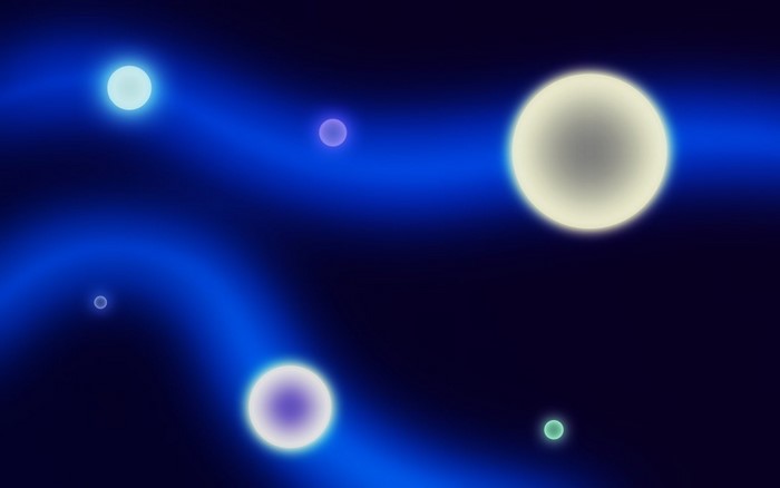 Abstract planets and cosmic waves in deep space