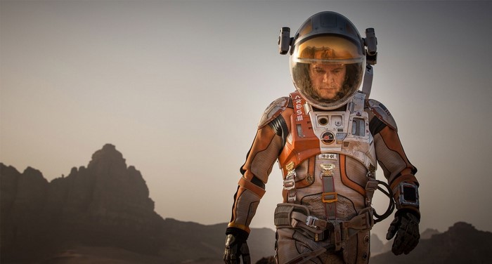 Mark Watney from The Martian on Mars