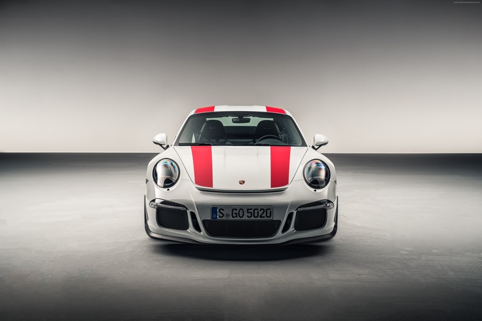 Porsche 911 R (991) with Red Stripes