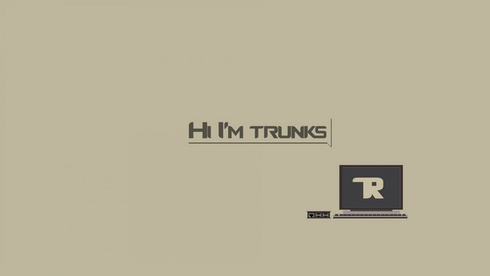 Hi I'm Trunks text and Raspberry Pi logo