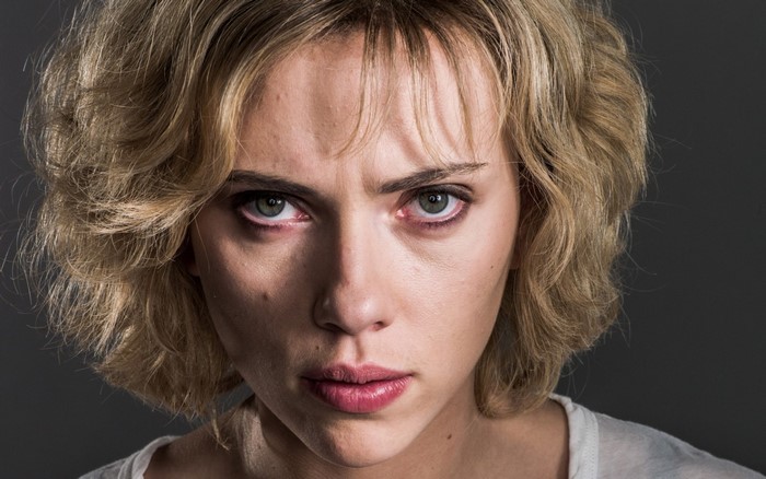 Scarlett Johansson close up portrait